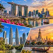 สิงคโปร์, มาเลเซีย & ไทย